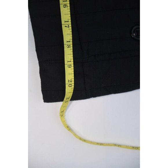 Sigrid Olsen Black Womens Sport Quilted Jacket Lined Pockets Cotton Size M - Picture 13 of 14